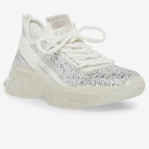 STEVE MADDEN MAXIMA-R WHITE MULTI SNEAKERS